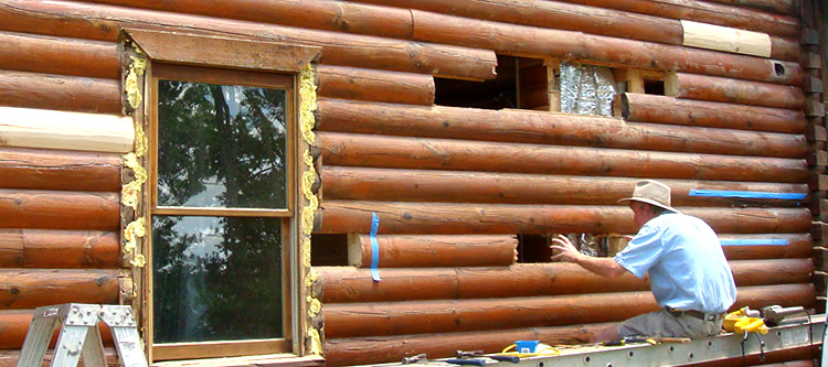Log Home Repair King William County, Virginia