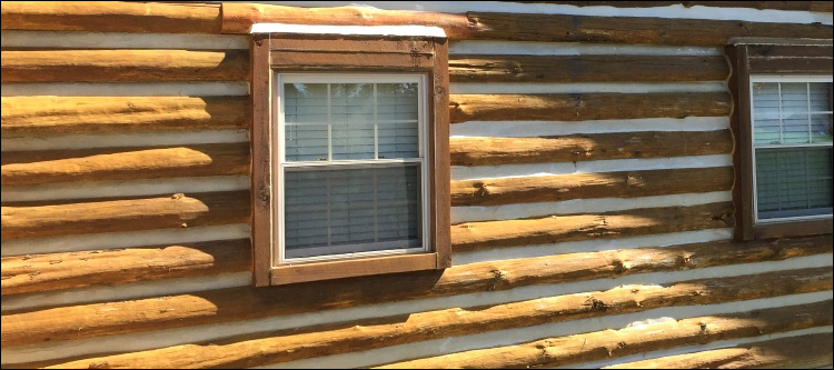Log Home Whole Log Replacement  Manquin, Virginia